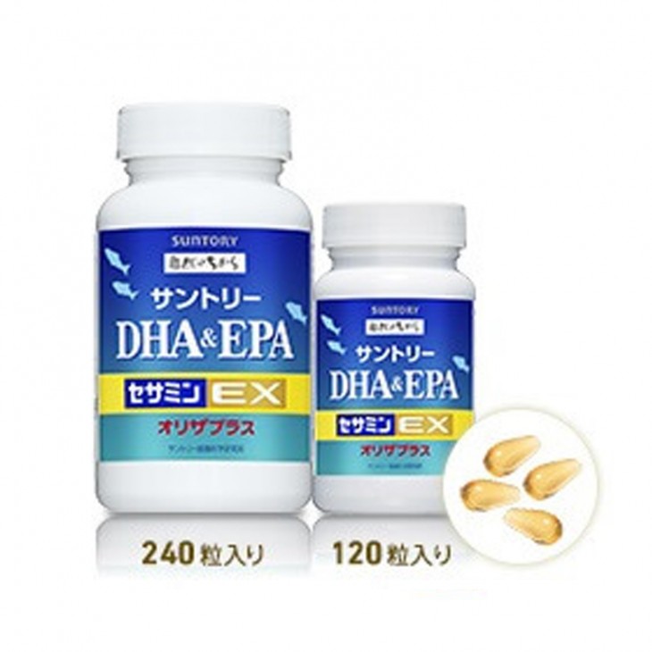 SUNTORY 三得利 魚油 DHA&EPA+芝麻明EX 120錠